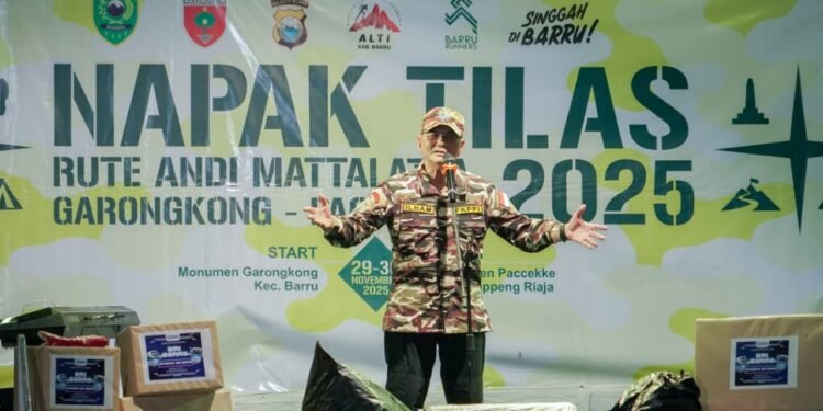 Andi Ilhamsyah Matalatta Menyampaikan Sambutan Penuh Makna Pada Peringatan Malam Ramah Tamah Napak Tilas