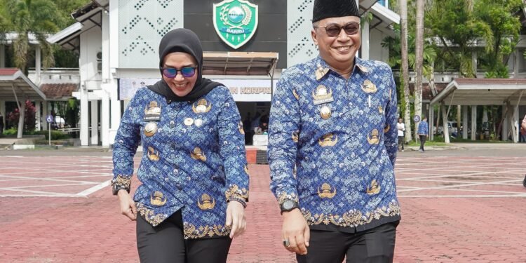 Bupati Barru Apresiasi Langsung Petugas dan Peserta Upacara HUT KORPRI ke-54