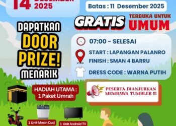 Meriahkan Fun Walk Spesial HUT SMAN 4 Barru ke-27: Gratis, Seru, dan Penuh Hadiah!