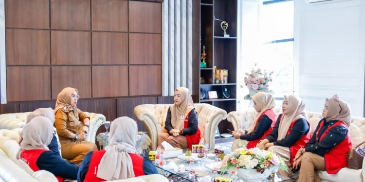 Dewan Pengurus Cabang (DPC) Perempuan Indonesia Maju (PIM) Kota Makassar Audensi Dengan Bupati Barru Andi Ina Kartika Sari, S.H., M.Si.