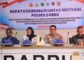 Polres Barru, Laksanakan Rapat Koordinasi Lintas Sektoral Dalam Rangka Kesiapan Pengamanan Natal 2025 dan Tahun Baru 2026