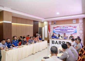 Bupati Barru, Andi Ina Kartika Sari, SH., M.Si., Hadiri Rapat Koordinasi Lintas Sektoral yang digelar Polres Barru