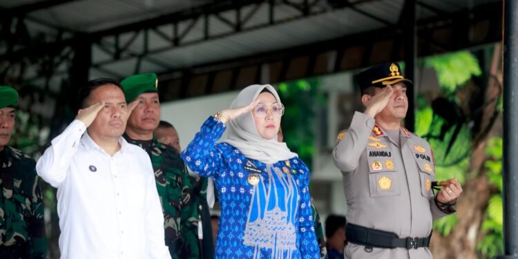 Hari Juang Infanteri ke 77 Tahun, di Hadiri Bupati Barru, Andi Ina Kartika Sari, SH., M.Si.