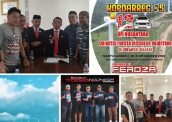 Daihatsu Feroza Indonesia Chapter Bulukumba mengapresiasi Pemerintah Mendukung KOPDARREG KE.5 Se Sulawesi di Kabupaten Sidenreng Rappang