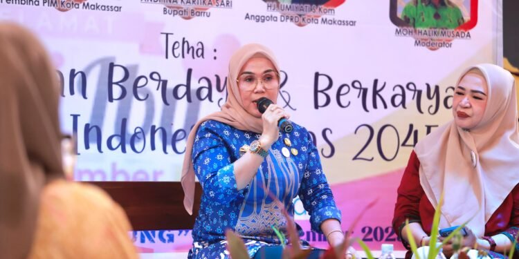 Bupati Barru, Jadi Pembicara Dalam Kegiatan Bazar dan Talkshow Dalam Rangka Memperingati Hari Ibu