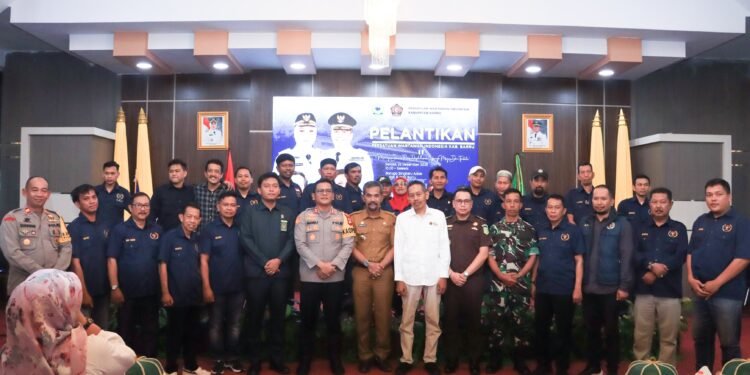 Pelantikan PWI Barru, Dihadiri Oleh Sekda Barru Mewakili Bupati Barru