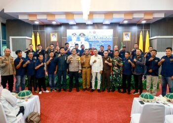 Kapolres Barru Hadiri Pelantikan Ketua dan Pengurus Persatuan Wartawan Indonesia (PWI) Kabupaten Barru Periode 2025–2028