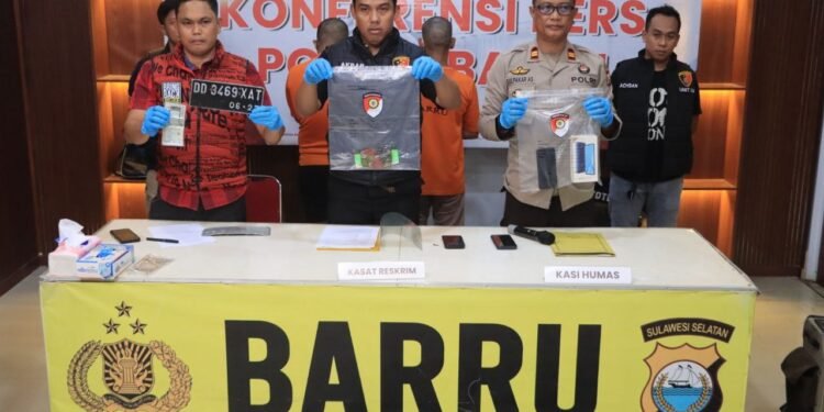 PENGUNGKAPAN KASUS PENCURIAN DENGAN KEKERASAN (CURAS) / JAMBRET, DI WILAYAH HUKUM POLRES BARRU
