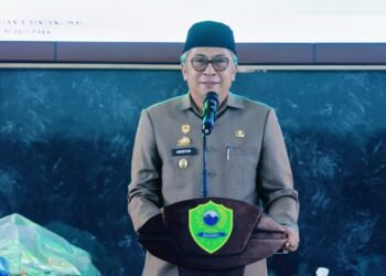 Wakil Bupati Barru, Memberikan Sambutan Pada Peringatan Hari Kesatuan Gerak PKK ke-53 Tingkat Kabupaten Barru Tahun 2025