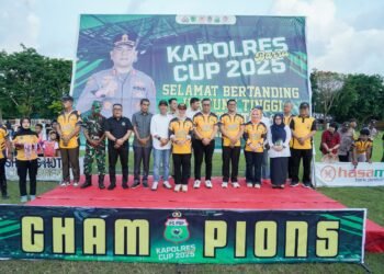 Bupati dan Wakil Bupati Barru Hadiri Penutupan Kapolres Cup 2025
