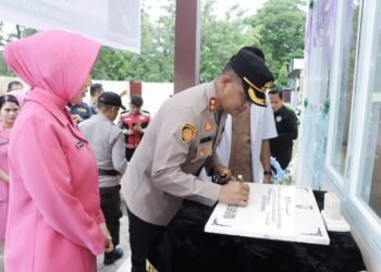 Klinik Tathya Draraka Polres Barru, Diresmikan Oleh Kapolres Barru, Didampingi Ketua Bhayangkari