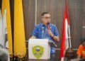 Wakil Bupati Barru, Berharap Ketua KONI Terpilih Bisa Menyatukan Seluruh Caban Olah Raga ( Cabor )