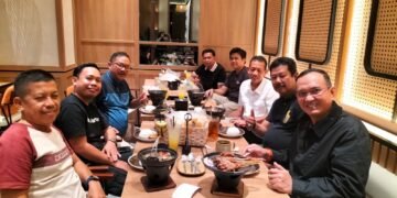 Ketua KKDB Jabodetabek Istambul Afrikana, Jamu Rombongan PWI Barru