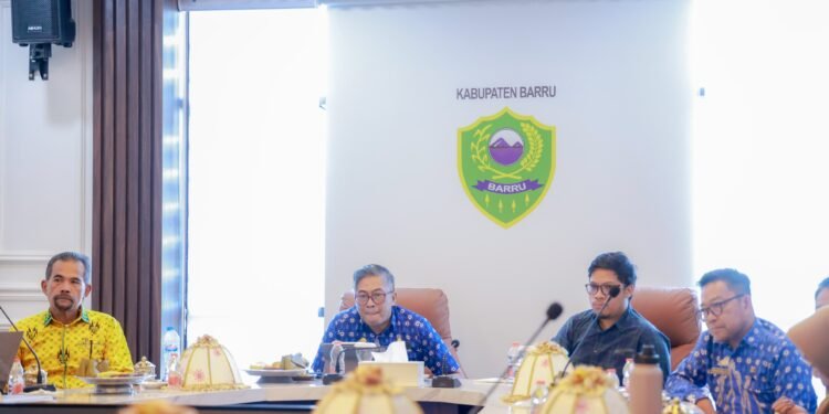 Wakil Bupati Barru, Mewakili Bupati Barru Mengikuti Entry Meeting Pemeriksaan LKPD Tahun 2025