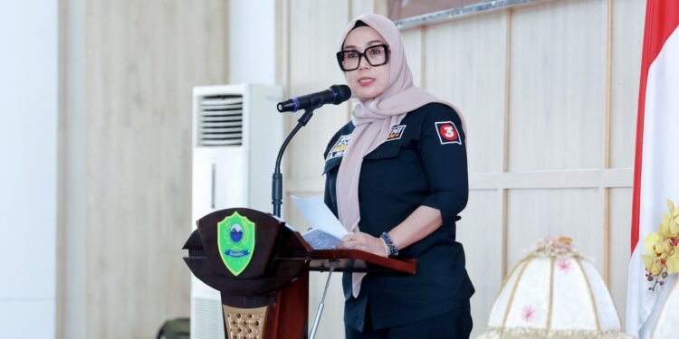 Bupati Barru Andi Ina Kartika Sari, SH., M.Si., secara resmi membuka kegiatan Try Out Akbar Gerakan Barru Cerdas