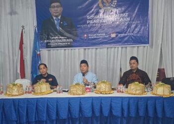 Sosialisasi Empat Pilar Kebangsaan, Andi Muzakkir Aqil Tegaskan Pentingnya Pancasila sebagai Landasan Berbangsa