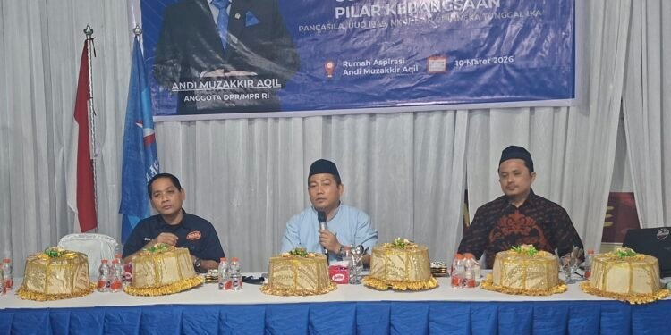 Sosialisasi Empat Pilar Kebangsaan, Andi Muzakkir Aqil Tegaskan Pentingnya Pancasila sebagai Landasan Berbangsa