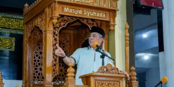 Wakil Bupati Barru, Abustan Andi Bintang, Hari Kedua Safari Ramadan di Masjid Syuhada, Bungi