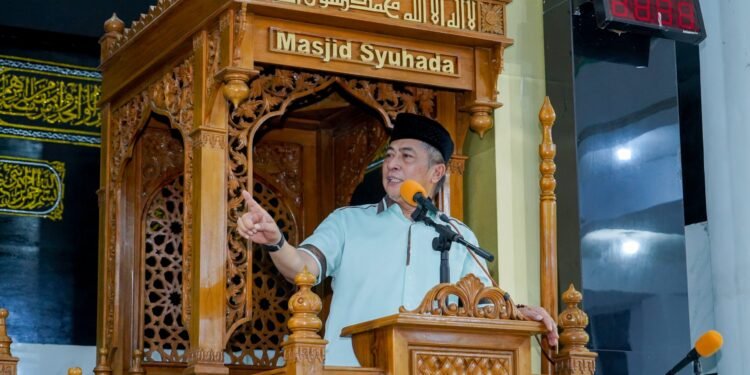 Wakil Bupati Barru, Abustan Andi Bintang, Hari Kedua Safari Ramadan di Masjid Syuhada, Bungi