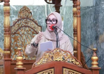 Bupati Barru Andi Ina Kartika Sari Safari Ramadhan di Masjid At-Tauhid Kupa pada Malam Nuzulul Qur’an