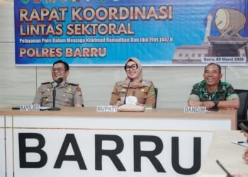 Andi Ina Kartika Sari Dukung Pengamanan Ramadan dan Idulfitri 1447 H dalam Rakor Lintas Sektoral Polres Barru