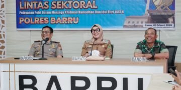 Andi Ina Kartika Sari Dukung Pengamanan Ramadan dan Idulfitri 1447 H dalam Rakor Lintas Sektoral Polres Barru