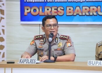 Polres Barru Gelar Rakor Lintas Sektoral Siapkan Pengamanan Arus Mudik dan Idulfitri 1447 H