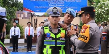 Kapolres Barru Pimpin Apel Gelar Pasukan Operasi Ketupat Pallawa 2026