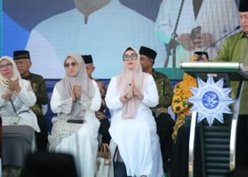 Bupati Barru Andi Ina Kartika Sari Hadiri Syawalan 1447 H Muhammadiyah Sulsel di Makassar