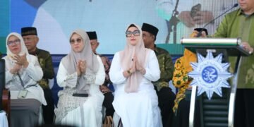 Bupati Barru Andi Ina Kartika Sari Hadiri Syawalan 1447 H Muhammadiyah Sulsel di Makassar