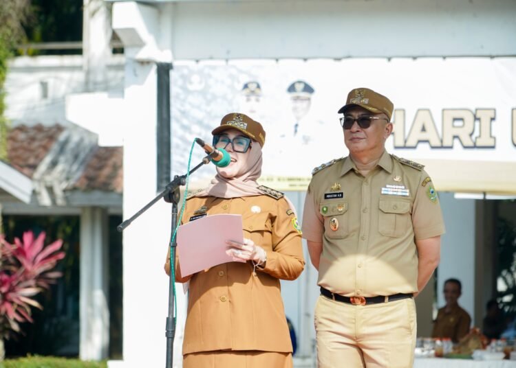 Pemkab Barru Gelar Upacara Senin dan Halal Bihalal Pasca Idulfitri 1447 H