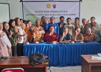Review Hasil Desain dan RAB Optimasi Lahan Non Rawa Barru 2026 Digelar