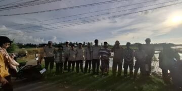 Kadis Pangan TPHBUN Barru Tanam Bersama Babinsa di Madello, Percepat LTT Hadapi El Nino