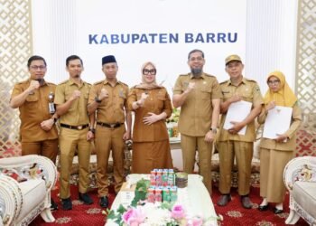 Bupati Barru Serahkan SK Plt kepada Tiga Pejabat Dinas Kesehatan