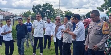 Bupati Barru dan Wakil Bupati Tinjau Lokasi  Pembangunan Gudang/Gerai Koperasi Merah Putih di Coppo