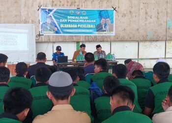 Sosialisasi Olahraga Pickleball Digelar di MTs DDI Putra Mangkoso Barru