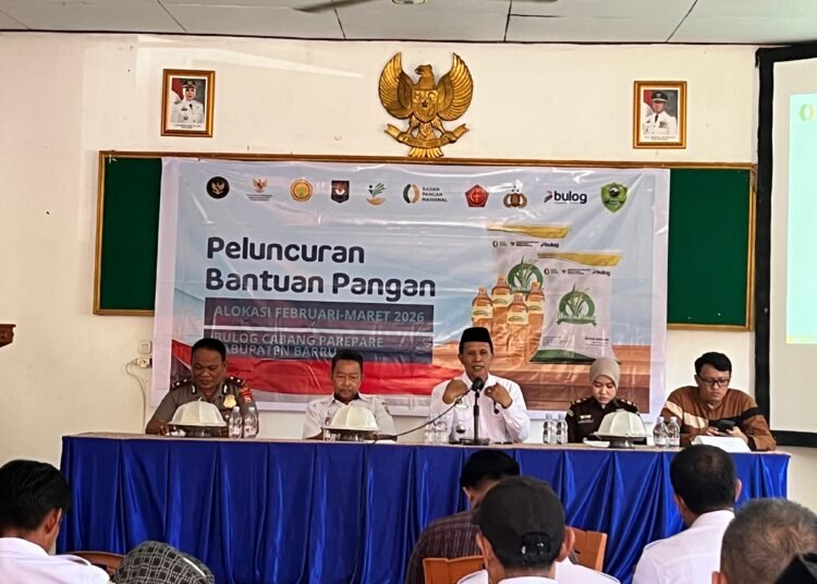 BULOG Parepare Salurkan Bantuan Pangan Beras dan Minyak Goreng Periode Februari–Maret 2026