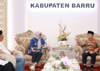 Bupati Barru Andi Ina Kartika Sari Terima Kunjungan Tamsil Linrung, Perkuat Sinergi Pusat-Daerah