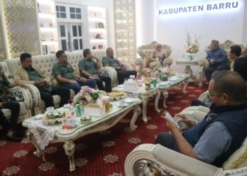 Jelang Pelantikan, KONI Barru Audiensi dengan Bupati Andi Ina Kartika Sari