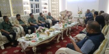 Jelang Pelantikan, KONI Barru Audiensi dengan Bupati Andi Ina Kartika Sari