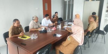 KONI Barru Hadiri Rapat Koordinasi Bersama Disparekrafpora Barru Bahas Verifikasi Dana Hibah