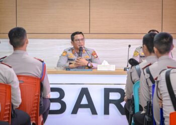 Kapolres Barru Ananda Fauzi Harahap Bekali Siswa Latja SPN Polda Sulsel Gelombang I 2026