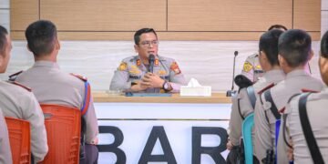 Kapolres Barru Ananda Fauzi Harahap Bekali Siswa Latja SPN Polda Sulsel Gelombang I 2026