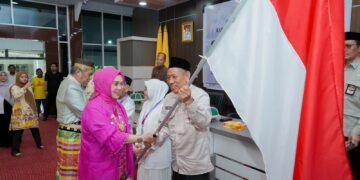 Bupati Andi Ina Kartika Sari Lepas Jamaah Calon Haji Barru 1447 H dengan Haru dan Khidmat
