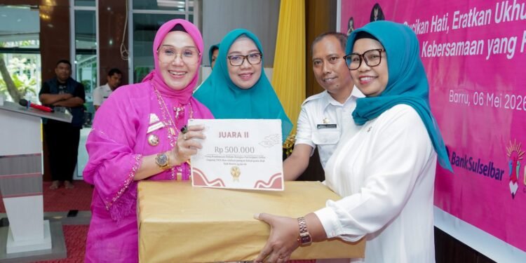 Andi Ina Kartika Sari Hadiri Halal Bihalal Organisasi Perempuan, Tekankan Peran Strategis Perempuan di Kabupaten Barru