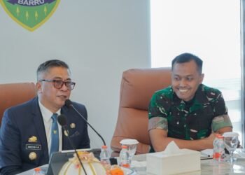 Wabup Barru Hadiri Vicon Penyusunan Dokumen Strategis Pertahanan Wilayah Kodam XIV/Hasanuddin