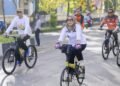Bupati Barru Integrasikan Bike to Work dengan Gerakan Rabu Bersih