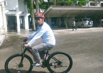 Kadis Pariwisata, Pemuda dan Olahraga Barru Ikut Galakkan Bike to Work Terintegrasi Gerakan Rabu Bersih