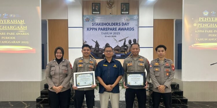 Polres Barru Raih Dua Penghargaan KPPN Parepare atas Kinerja Pengelolaan Anggaran