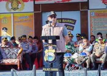 Wabup Barru Pimpin Apel PAM TPS Pilkades 2026, Tekankan Antisipasi Konflik